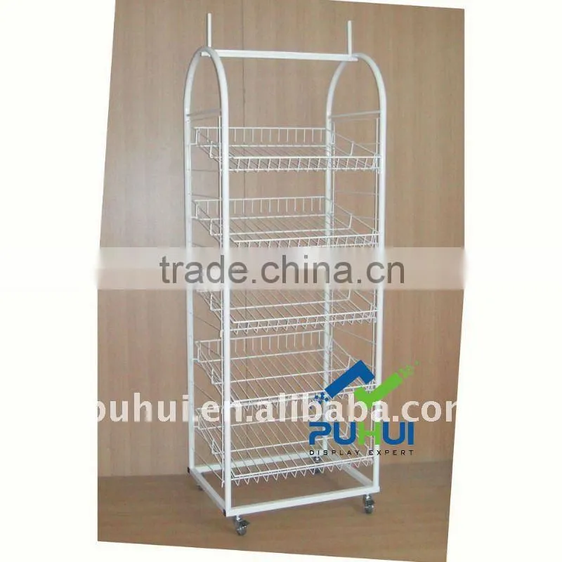 height adjustable textile display stand