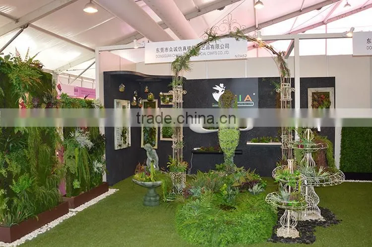 Artificial leaf fence , New product 2015 wall decoration artificial plant