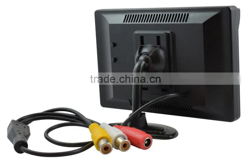 5" Slim LCD display 5" car monitor, 5" rear view monitor, 5" car backup monitor, 5" dashboard monitor