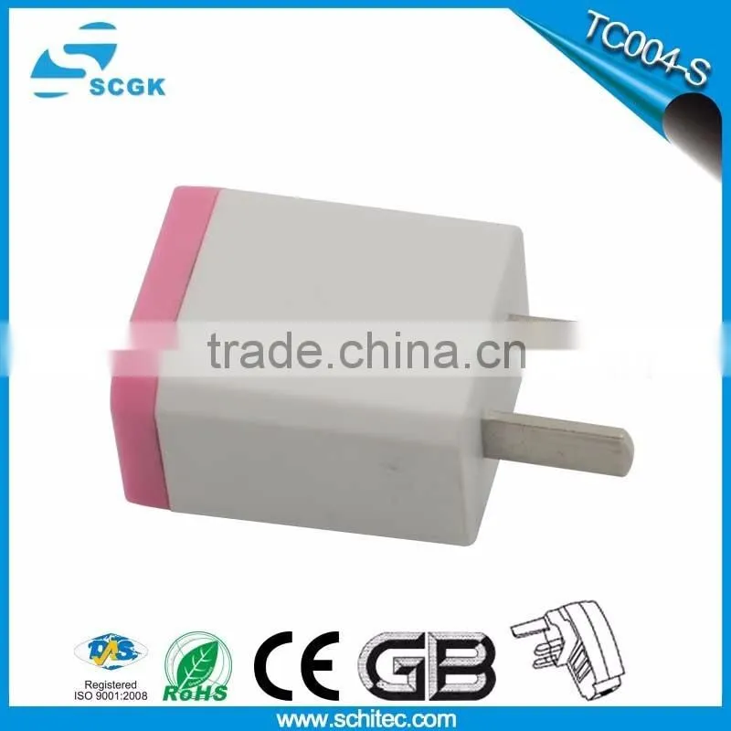 2016 popular single mini wall charger for mobile phone