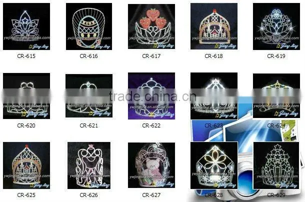 large tiara sapphire and ruby star pageant crowns