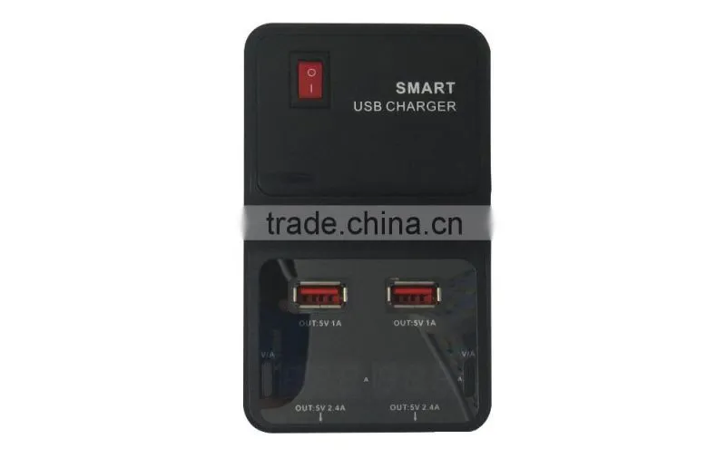 4 usb Travel charger smart charger wall travel charger usb charging port power adapter