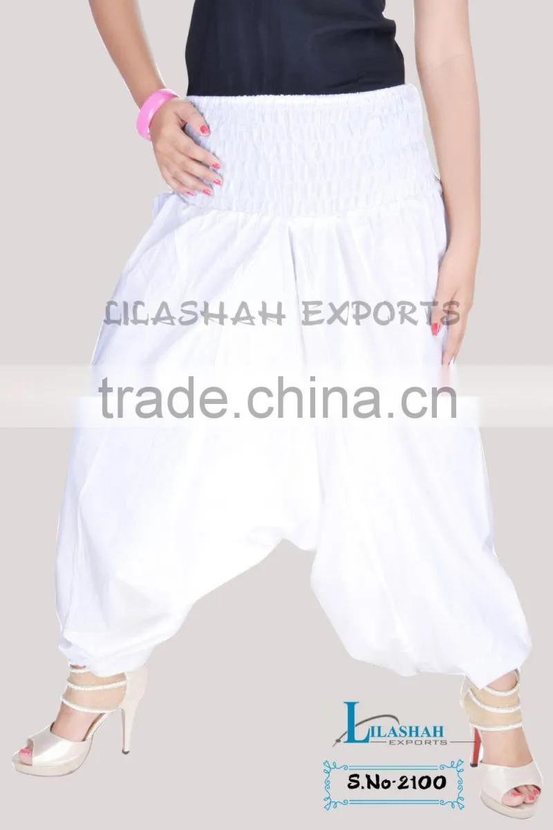 2100 Cotton pant Harem Pant Supplier Garments New Fashion Collection Women Clothes Ethnic Garments Sarouel Pantalon