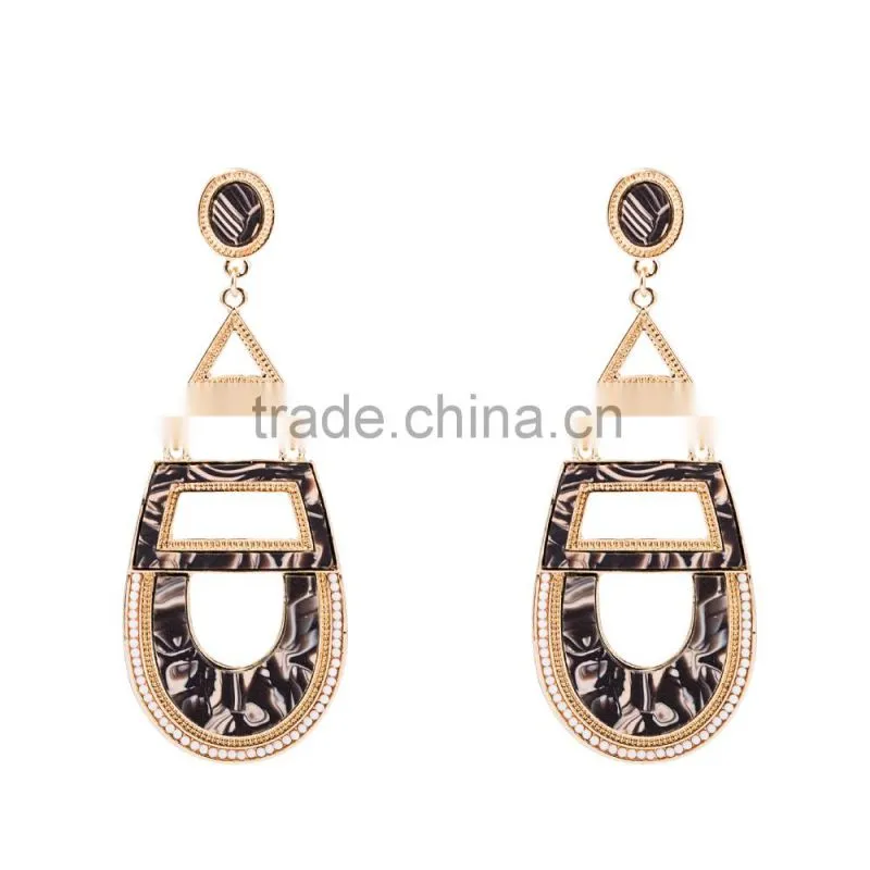 2016 lady fashion trendy earrings D EXCEED Jewelry factory