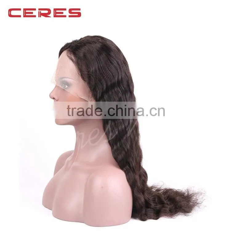 New Fashion Fluffy Healthy Long Curly Synthetic Full Wig As Real Hair Brown Celebrity Synthetic 19