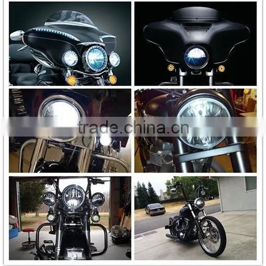 ovovs Top quality 12W silver C-ree led motorcycles lamp 12V with spot light