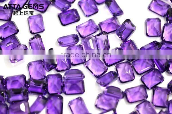 Lab Created Amethyst 16x12mm synthetic large amethyst crystal
