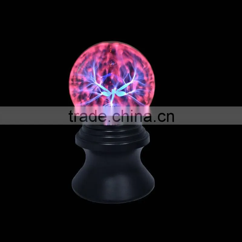 6 inch with peace symbol high quality plasma ball cheap party lights