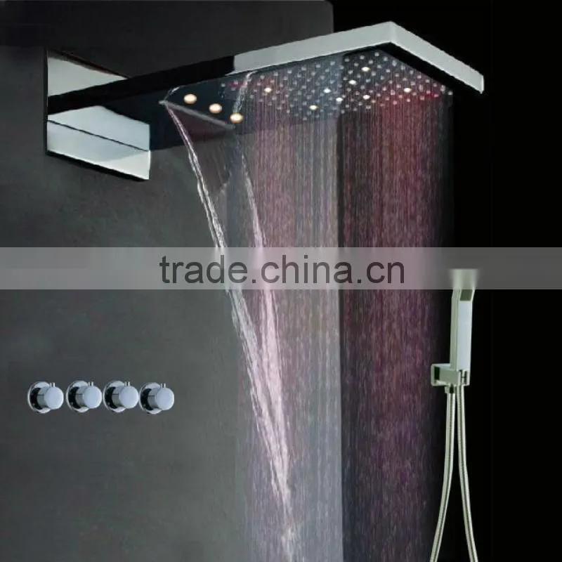 hot and cold water shower valve for conceal shower