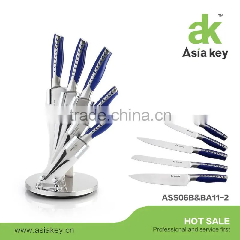 Popular and Premium 7pcs Knives Set With Wooden Stand For Kitchen