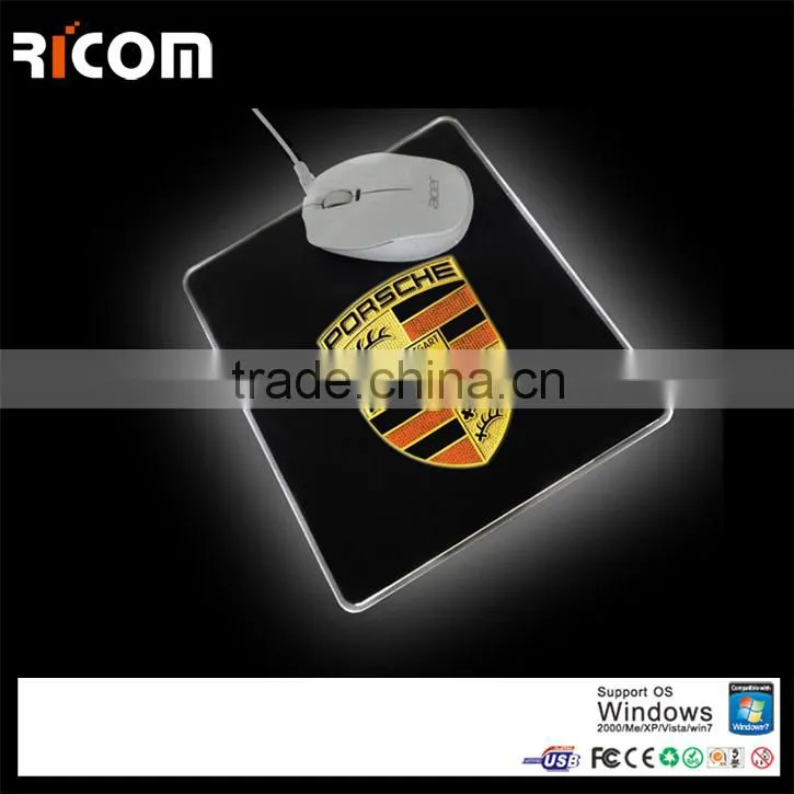 high quality LED advertising mouse pad,innovative promotional mouse pad,gift mouse pad--MP225--Shenzhen Ricom