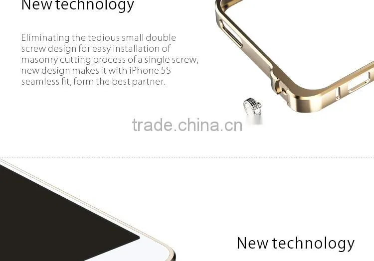 Super Thin Aluminum Metal Bumper Cover For iPhone 5/5S