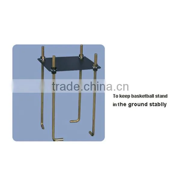 Height Adjustable inground basketball hoop