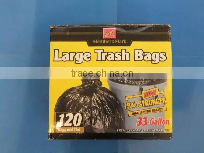 plastic large trash bag