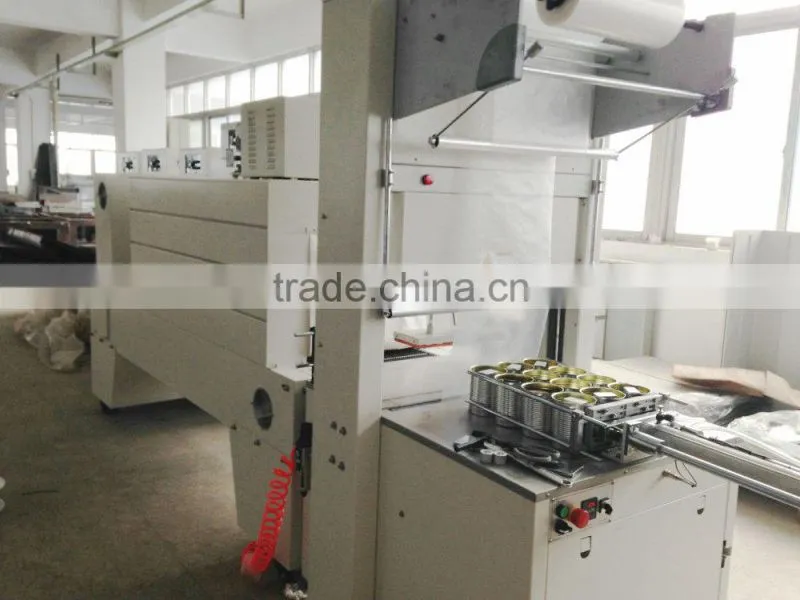 BZJ5038B SEMI-AUTO SLEEVE WRAPPER & BSE-5040A shrink TUNNEL