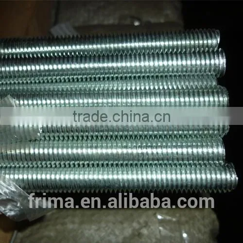Grade 4.8 China supplier internally carbon steel thread rods 6-10mm