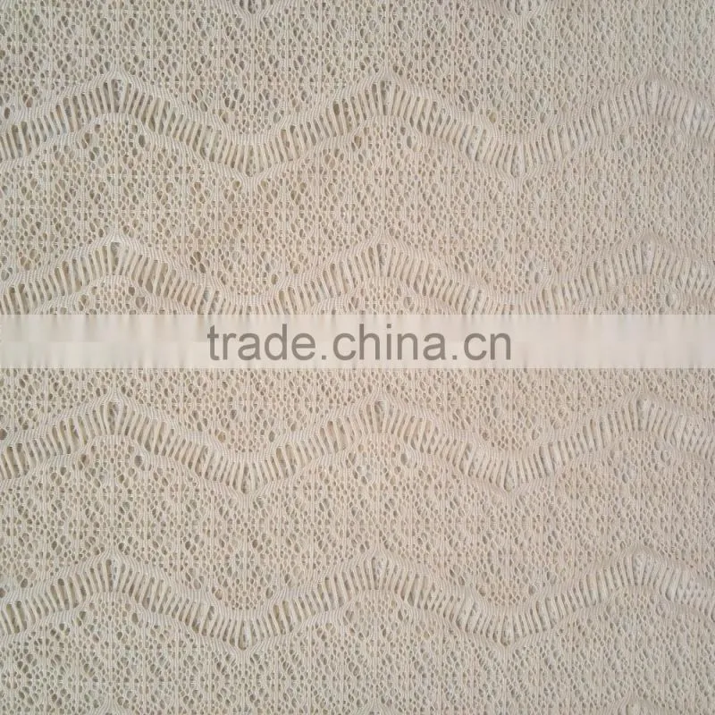 Shantou factory nylon spandex jacquard fabric for garments