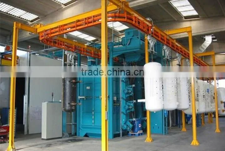 Precision casting machinery steel cylinder shot blaster
