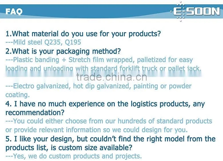 Grid Q235 Wire Mesh Decking for Pallet Rack