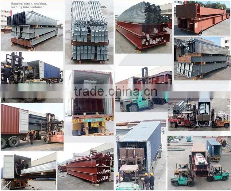 Steel structure workshop painting in different colors
