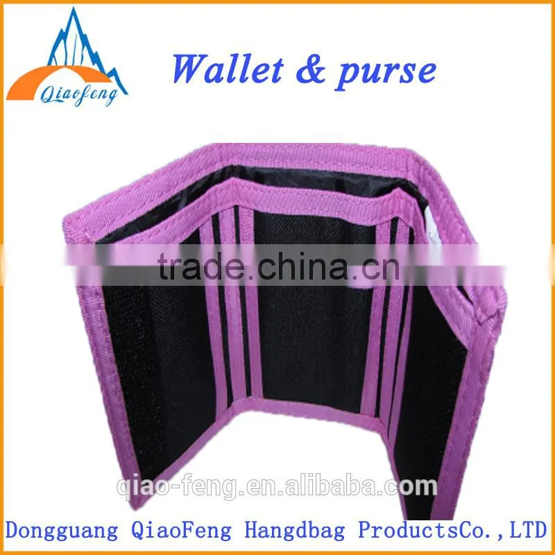 Factory sale Cute Custom Three Folding Kids Wallet/Children Wallet/Children Purse/kids
