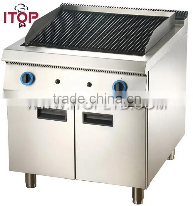 Electric Lava Rock Grill With Cabinet