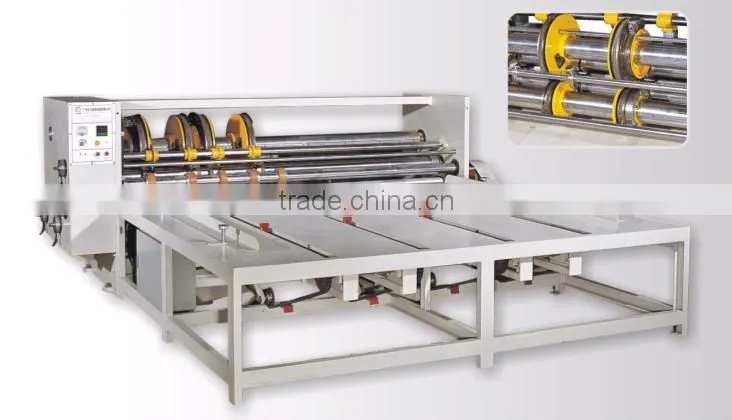 corrugated paperboard carton box machine,rotary slotting machine
