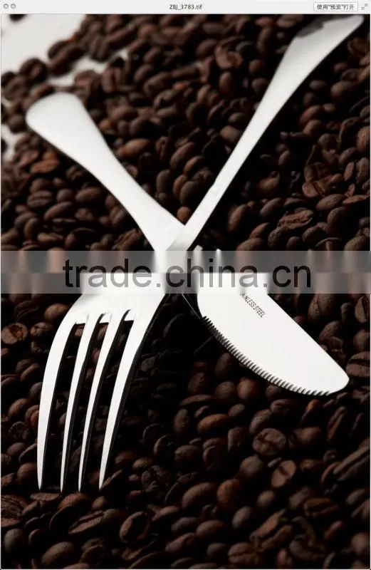 2013! Hot Sale 430 Mirror Polish Stainless Steel Dinner Knife