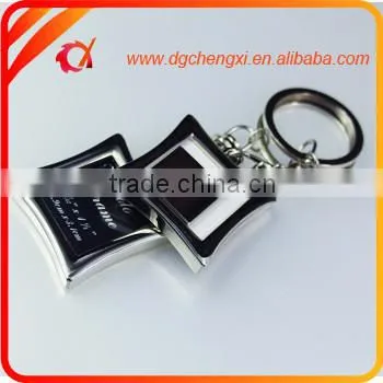 apple shape photo frame key chain for Mother's Day Gift