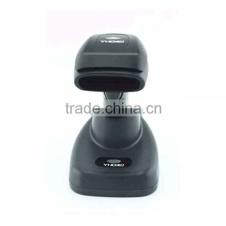 Hot sale barcode reader 2d CCD wireless barcode scanner with memory 433 MHZ frequency bar code scanner