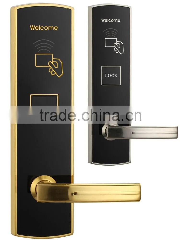stainless steel rfid card hotel door lock