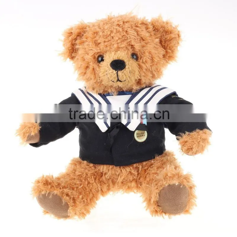 25cm Plush Bear Imported from China Air Force Bear Luxury Teddy Bear