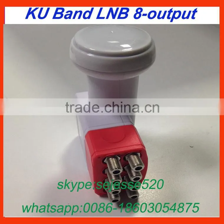 High power ku band LNB with lnb 8 output
