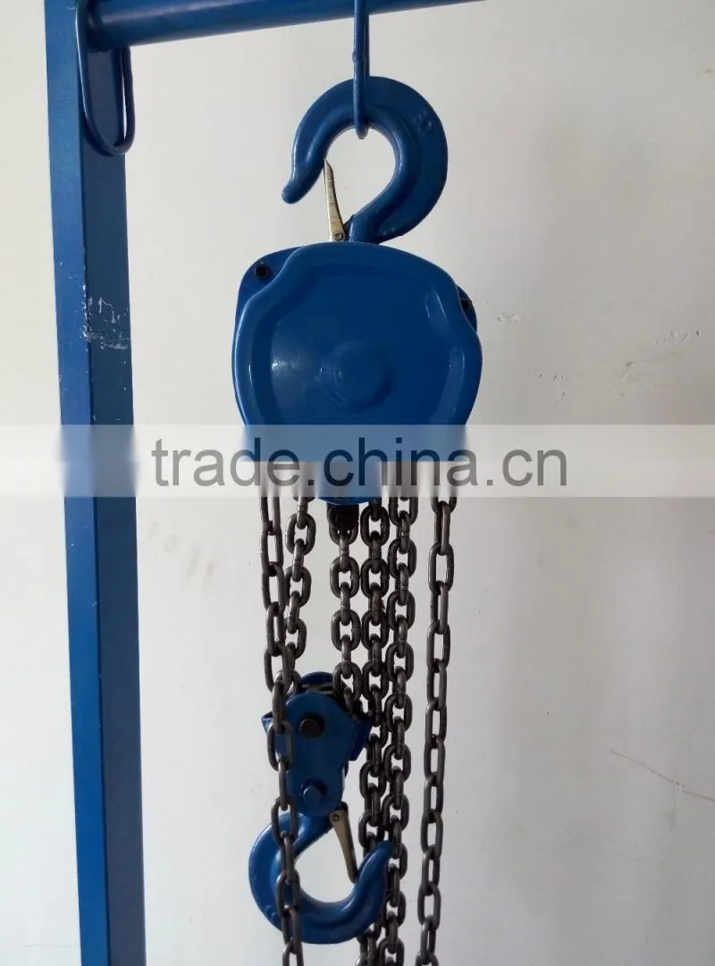 Hand use HSC chain block , chain rigging withoug power source