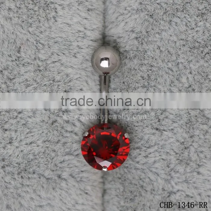 Fashion Jewelry Multi-shape Gem Wholesale 316L Stainless Steel Belly Ring