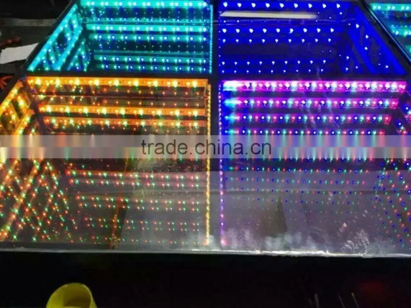 Newest Popular LED Rechangeable Glass Dance Floor Tile