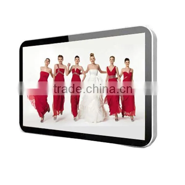 Rounded corner 65inch led advertising player, android advertising player
