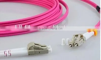 OM4 LC to LC Duplex fiber optic patch cord,OM4 fiber optic jumper/cables