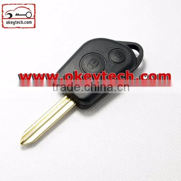 High Quatity Citroen remote key shell for C5 Elysee 2 button With logo X blank Car Key Citroen romote key shell