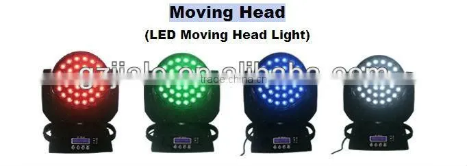 36pcs 10w RGBWA 5in1 led light for stage/ Led stage Zoom lighting