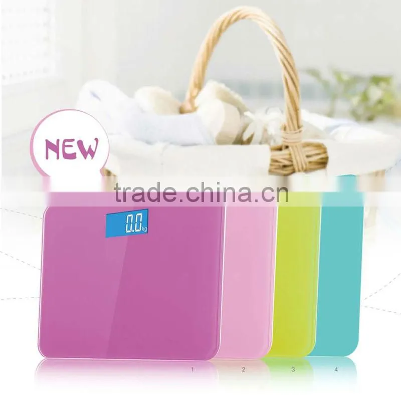 Colorful electronic body fat balance scale fat scale digital body analysis scale