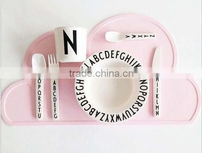 Dinnerware Table Mat Washable Children Silicone Portable Mat