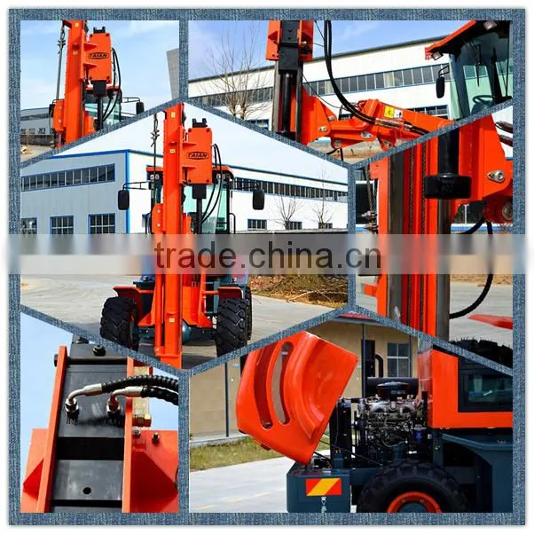 Portable water well rotary drilling rigs, ground screw pile driver for sale
