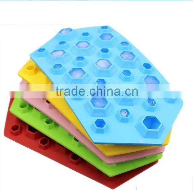 2016 Summer diamond silicone ice cube tray,ice cream machinery