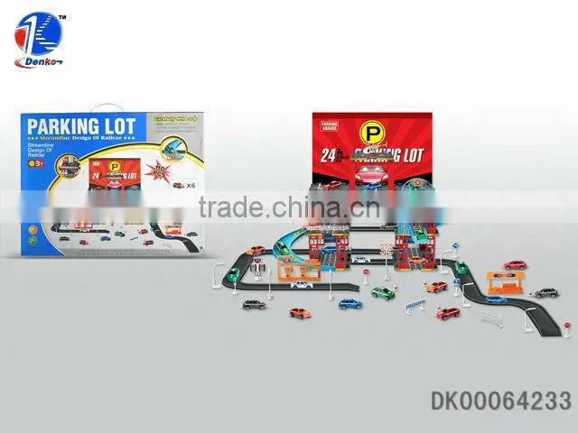Super Garage Playset Toys for Boys (Parking Garage+ Track+ Accessories)