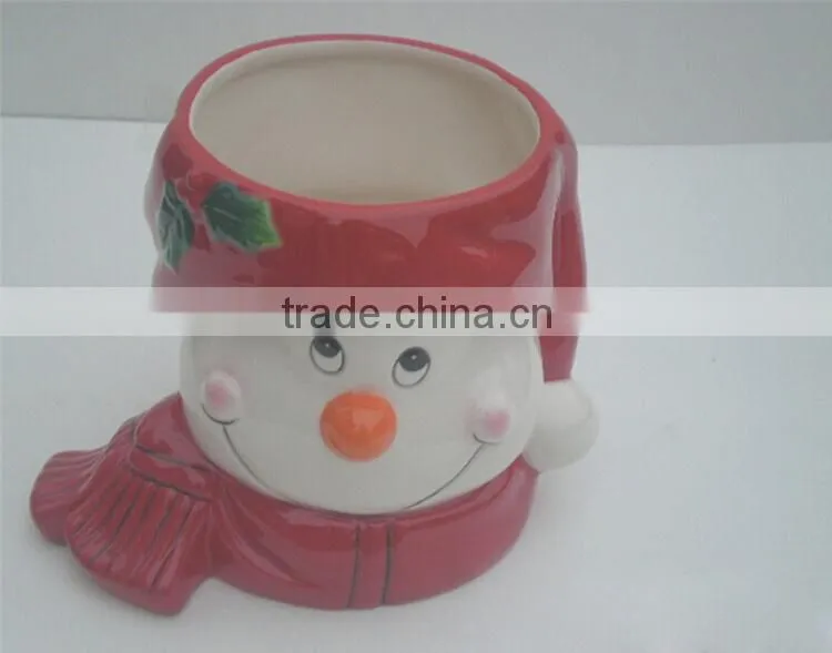 Wholesale ceramic Christmas 3D mug