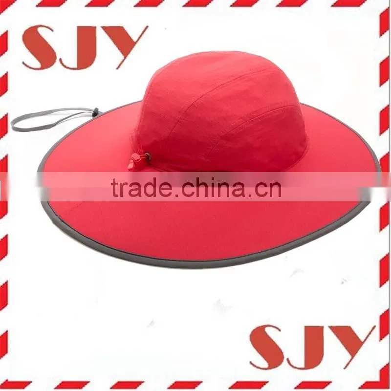 100%polyester dri-fit foldable sun protection fishing hats