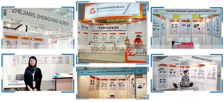 Plastic machine/machinery extruder conical screw barrel / set for PVC plastic products