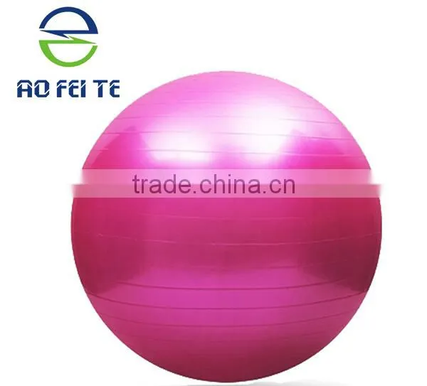 AFT-J001 anti burst yoga ball/eco-friendly gym ball/ 65cm trainning exercise ball