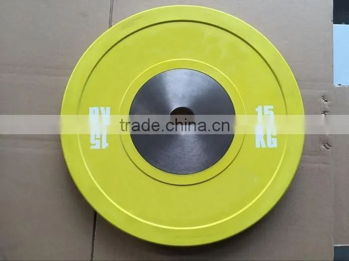10KG Green Colour Competition Weightlifting Bumper Plates